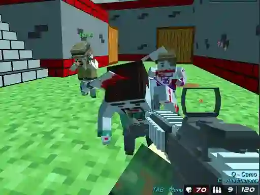 Jeu Blocky Wars Advanced Combat Swat en ligne