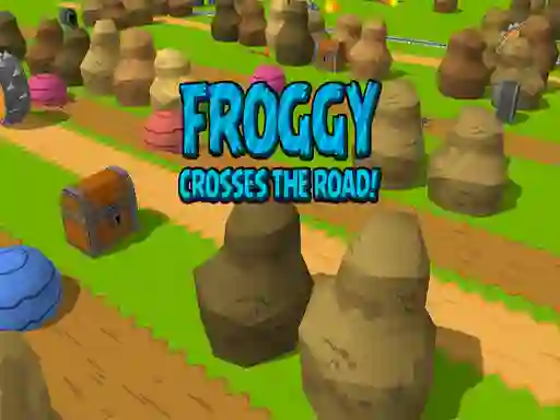Jeu Froggy Crosses The Road! en ligne