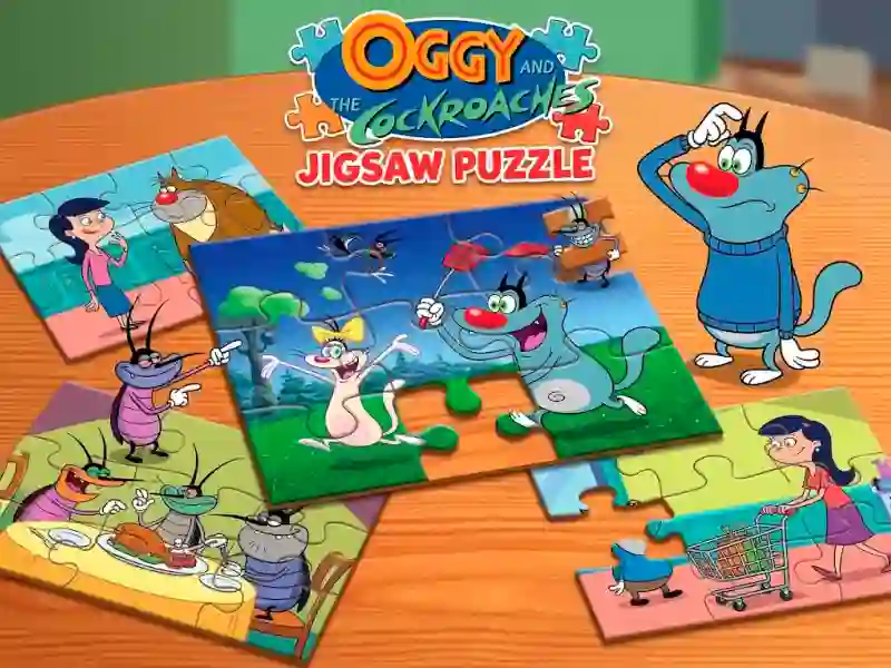 Jeu Oggy and the Cockroaches Jigsaw Puzzle en ligne