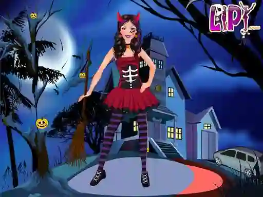 Jeu Halloween Doll Party Fashion en ligne