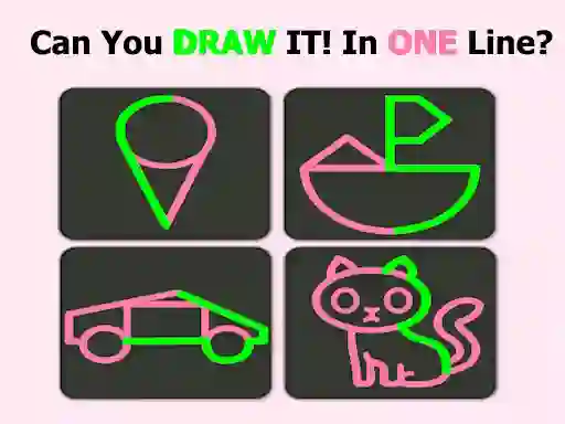 Jeu Brain Test: One Line Draw Puzzle en ligne