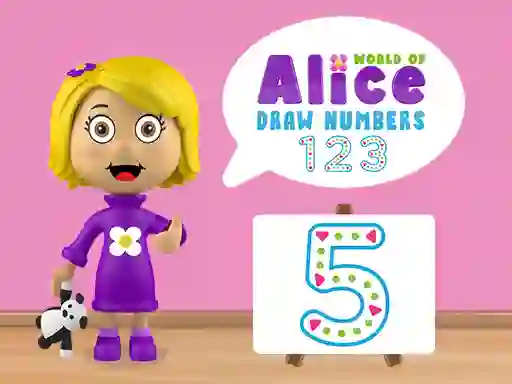 Jeu World of Alice Draw Numbers en ligne