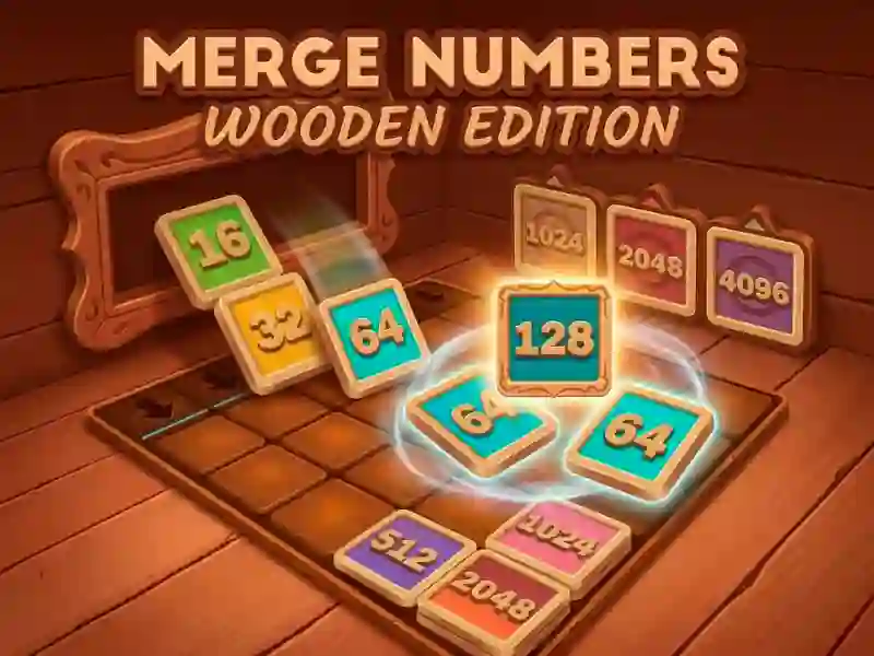 Jeu Merge Numbers Wooden Edition en ligne