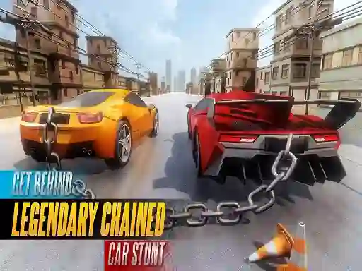 Jeu Chained Car Stunts Race Mega Ramp en ligne