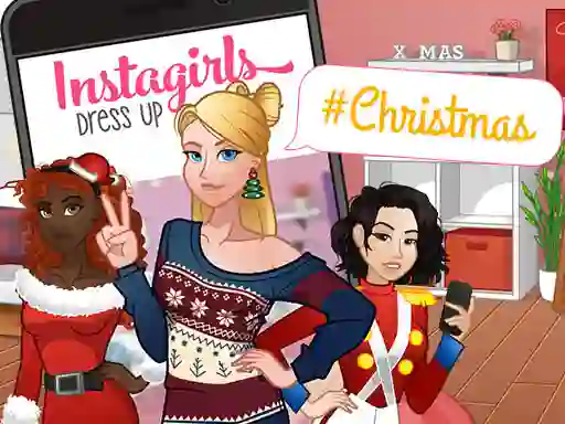 Jeu InstaGirls Christmas Dress Up en ligne