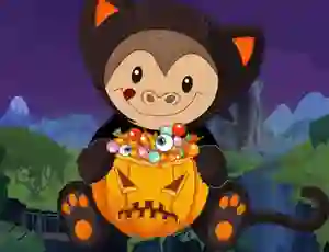Jeu Halloween Monkey Jumper en ligne