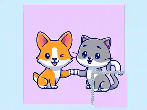 Jeu Cats and Dogs Puzzle en ligne
