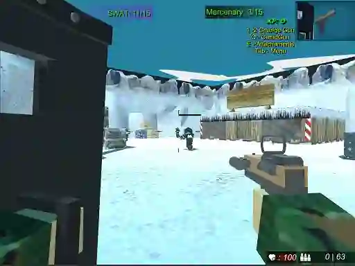 Jeu Blocky Combat Swat 2 en ligne