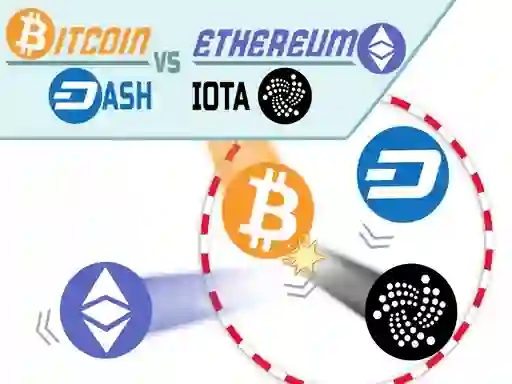 Jeu Bitcoin vs Ethereum en ligne