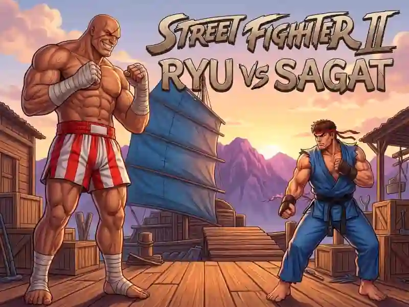 Jeu Street Fighter II Ryu vs Sagat en ligne