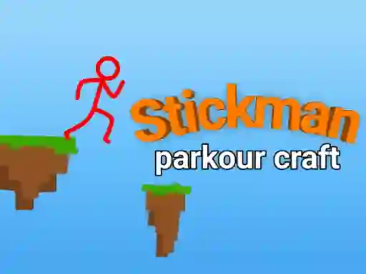 Jeu Stickman parkour craft en ligne