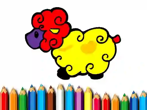 Jeu Baby Sheep Coloring en ligne