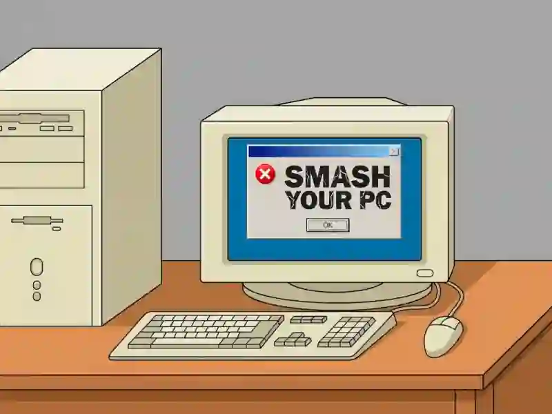 Jeu Smash Your PC en ligne
