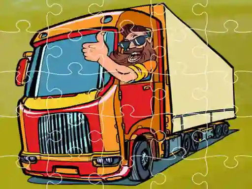 Jeu Semi Trucks Jigsaw en ligne