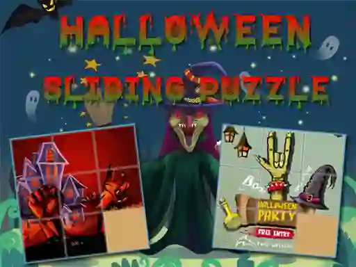 Jeu Halloween Sliding Puzzle en ligne