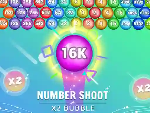 Jeu Number Shoot x 2 bubble en ligne