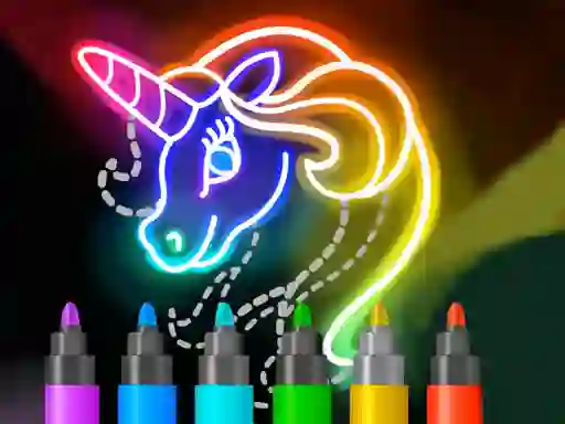 Jeu Learn to Draw Glow Cartoon en ligne