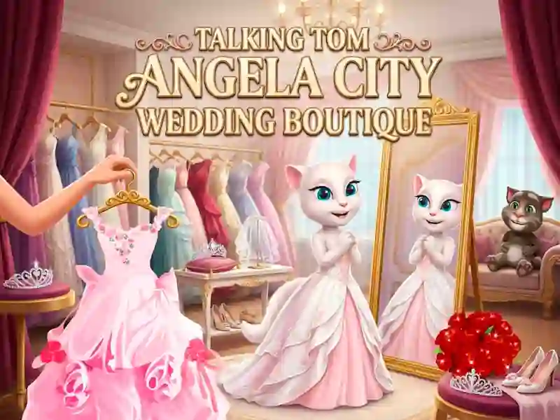 Jeu Talking Tom Angela City Wedding Boutique en ligne
