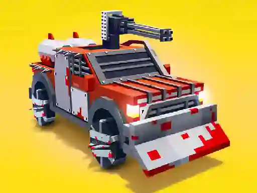 Jeu Zombie Derby Blocky Roads en ligne