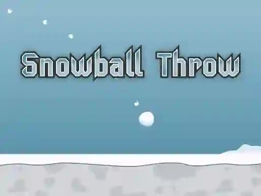 Jeu Snowball Throw en ligne
