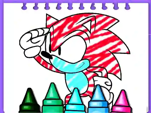 Jeu Sonic Coloring Book en ligne