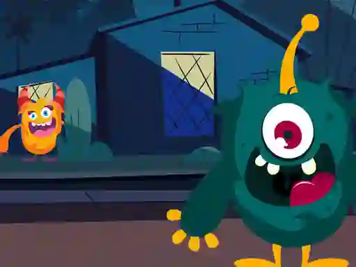 Jeu Funny Monsters Jigsaw en ligne
