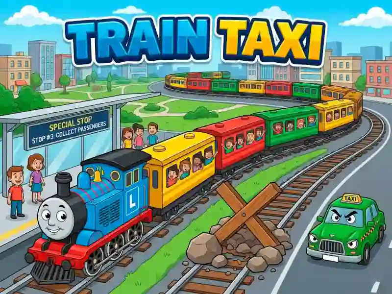 Jeu Train Taxi en ligne
