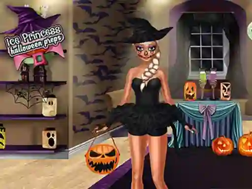 Jeu Ice Princess Halloween Preps en ligne
