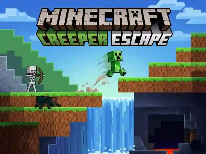Jeu Minecraft Creeper Escape en ligne