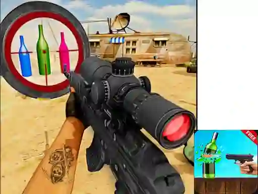 Jeu Sniper Bottle Shooting en ligne