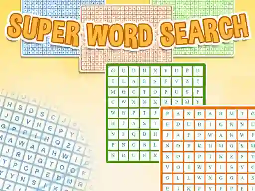 Jeu Super Word Search en ligne
