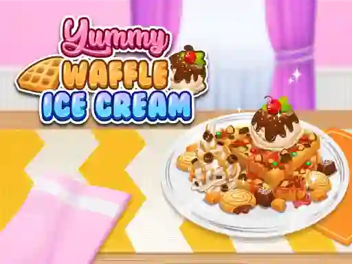 Jeu Yummy Waffle Ice Cream en ligne