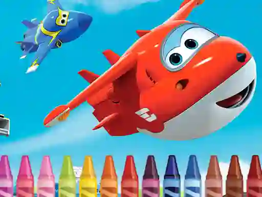 Jeu Superwings Coloring en ligne