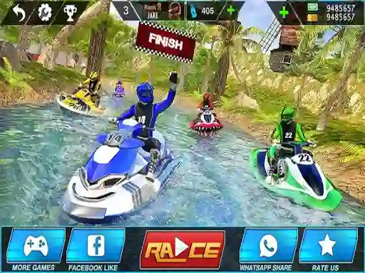 Jeu Jet Ski Water Boat Racing en ligne