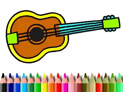 Jeu Back To School: Music Instrument Coloring Book en ligne