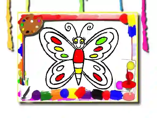 Jeu Butterfly Coloring Book en ligne
