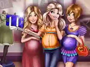 Jeu Princesses Pregnant Selfie en ligne