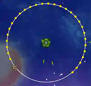 Jeu Orbit Avoider en ligne