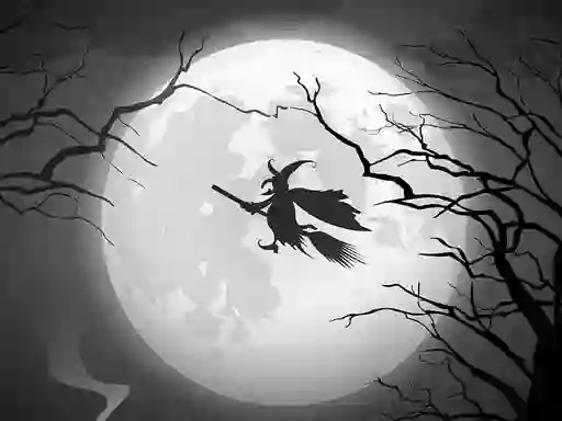 Jeu The Night Of the Witches Jigsaw en ligne
