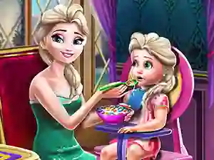 Jeu Ice Queen Toddler Feed en ligne