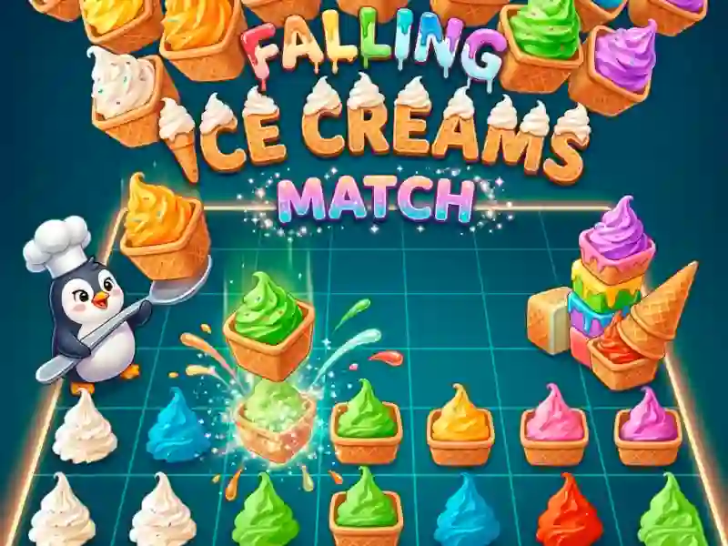 Jeu Falling Ice Creams Match en ligne