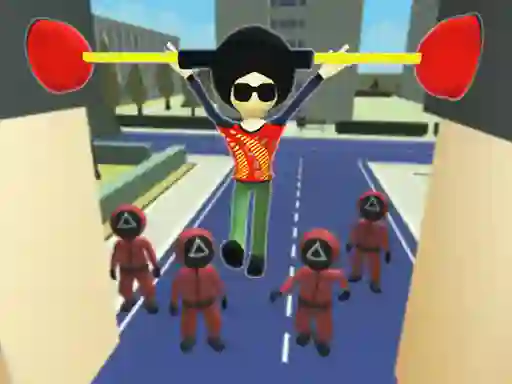 Jeu Squid Fall Guy en ligne