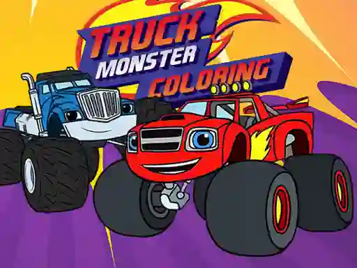 Jeu Truck Monster Coloring en ligne