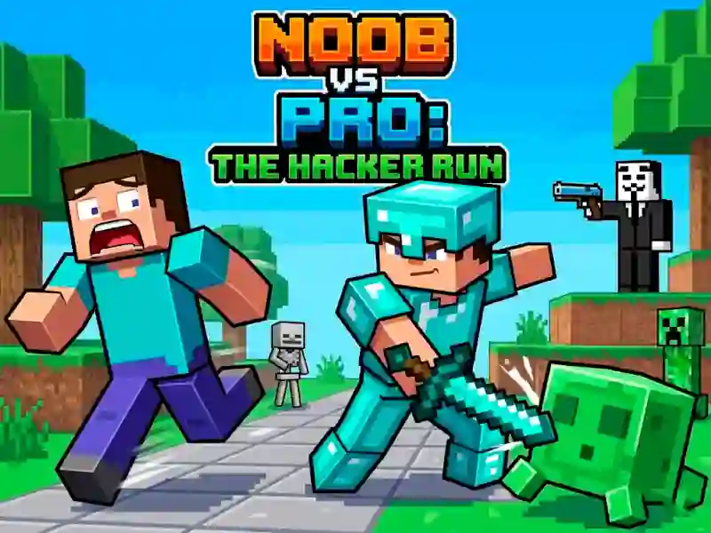 Jeu Noob vs Pro Help Hacker danger Hacker en ligne