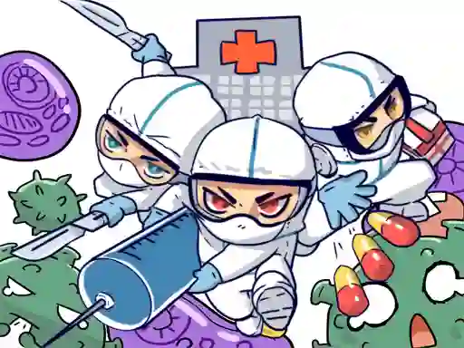 Jeu Against Coronavirus Puzzle en ligne