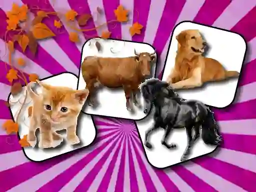 Jeu Domestic Animal Memory Challenge en ligne