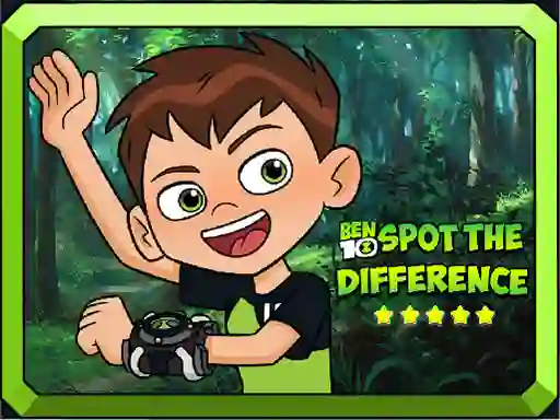 Jeu Ben 10 Spot the Difference en ligne
