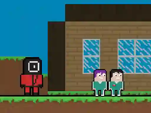 Jeu Squid Escape But Blockworld en ligne