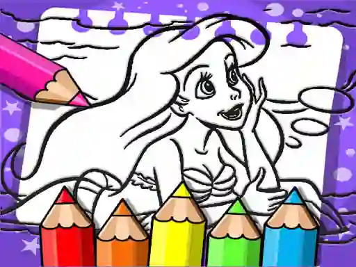Jeu Ariel The Mermaid Coloring Book en ligne