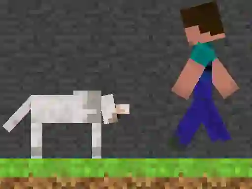 Jeu Steve and Wolf en ligne